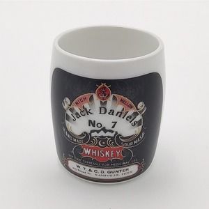 Jack Daniels Whiskey Shot Glass No. 7 Medicinal Distillery Barware Collectable